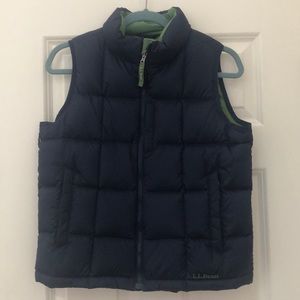Boys LL Bean puffer vest